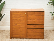 Load image into Gallery viewer, Large Multiple Drawer Mid-Century Modern Teak Cabinet Danish Modern
