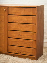 Load image into Gallery viewer, Large Multiple Drawer Mid-Century Modern Teak Cabinet Danish Modern

