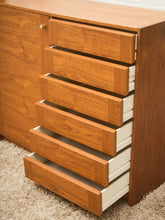 Load image into Gallery viewer, Large Multiple Drawer Mid-Century Modern Teak Cabinet Danish Modern
