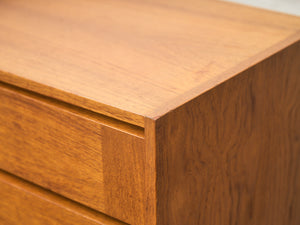 Large Multiple Drawer Mid-Century Modern Teak Cabinet Danish Modern
