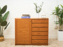 Load image into Gallery viewer, Large Multiple Drawer Mid-Century Modern Teak Cabinet Danish Modern
