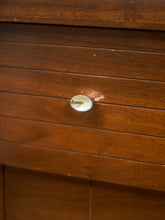 Load image into Gallery viewer, Mid-Century Modern Walnut 6-Drawer Dresser with Chrome Pulls
