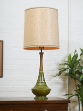 Load image into Gallery viewer, Lime Green Vintage Mid Century Lamp
