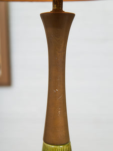 Lime Green Vintage Mid Century Lamp