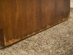 7 Drawer Vintage Campaign Dresser Formica Top