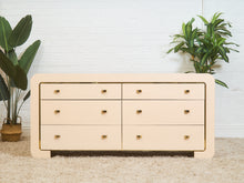 Load image into Gallery viewer, 6 Drawer Waterfall Dresser
