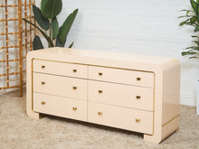 Load image into Gallery viewer, 6 Drawer Waterfall Dresser
