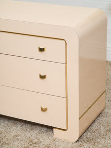6 Drawer Waterfall Dresser