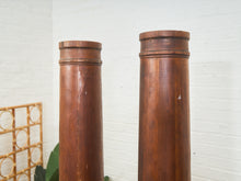 Load image into Gallery viewer, Roman Tuscan tapered Columns Walnut Finish
