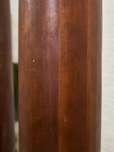 Load image into Gallery viewer, Roman Tuscan tapered Columns Walnut Finish
