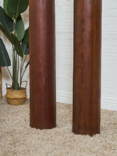 Load image into Gallery viewer, Roman Tuscan tapered Columns Walnut Finish
