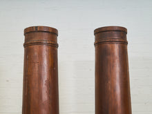 Load image into Gallery viewer, Roman Tuscan tapered Columns Walnut Finish
