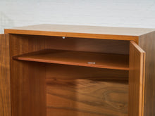 Load image into Gallery viewer, Mid-Century Modern Walnut Storage Cabinet
