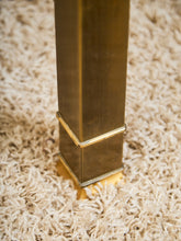 Load image into Gallery viewer, Mid-Century Mastercraft Greek Key Brass and Glass Dining Table
