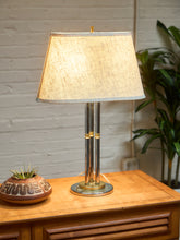 Load image into Gallery viewer, Brass and Chrome Lamp
