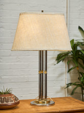 Load image into Gallery viewer, Brass and Chrome Lamp
