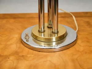 Brass and Chrome Lamp