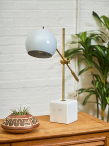 Marble Base Gold Task Lamp