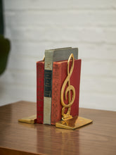 Load image into Gallery viewer, Brass Musical Bookends
