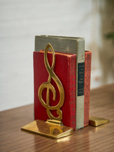Load image into Gallery viewer, Brass Musical Bookends
