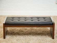 Load image into Gallery viewer, 1970’s Italian Chrome and Rosewood Bench
