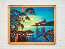 Load image into Gallery viewer, Torii at Sunset Japanese Landscape Silkscreen Print

