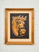 Load image into Gallery viewer, Copper Horse Reilef Artwork

