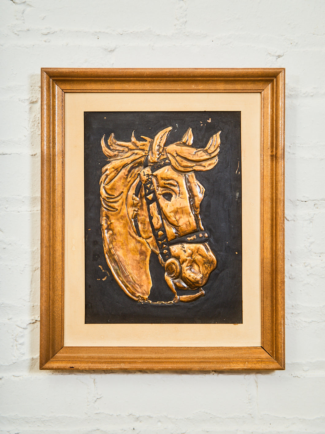 Copper Horse Reilef Artwork