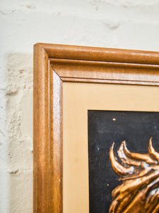 Copper Horse Reilef Artwork