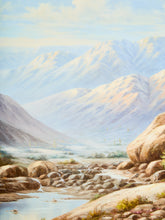 Load image into Gallery viewer, Grand Desert Landscape Oil Painting Oversized 1970s Southwest Scene
