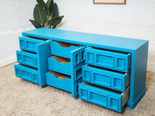 Load image into Gallery viewer, Peacock Blue Dresser
