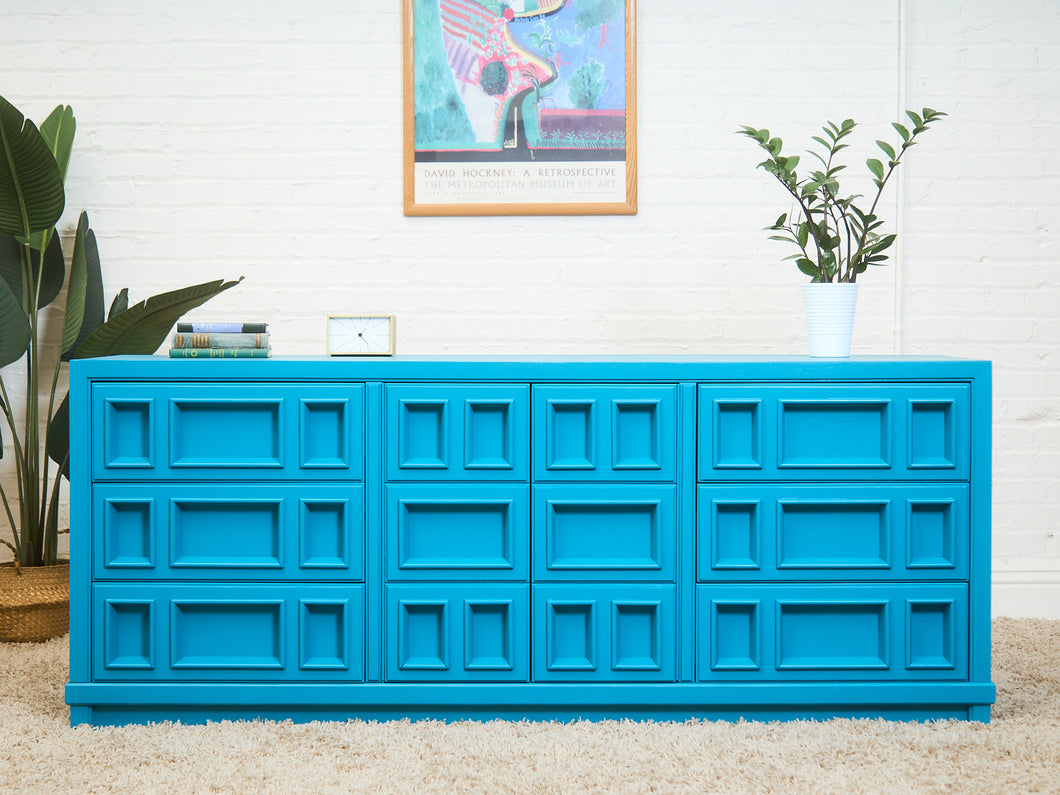 Peacock Blue Dresser