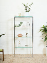 Load image into Gallery viewer, Chrome 1970’s Etagere Shelf
