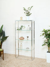 Load image into Gallery viewer, Chrome 1970’s Etagere Shelf
