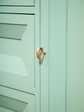 Load image into Gallery viewer, Chocolate Mint Hollywood Regency Dresser
