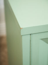 Load image into Gallery viewer, Chocolate Mint Hollywood Regency Dresser
