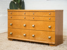 Load image into Gallery viewer, Art Deco 1940’s Birds Eye Maple Dresser
