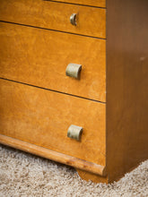 Load image into Gallery viewer, Art Deco 1940’s Birds Eye Maple Dresser
