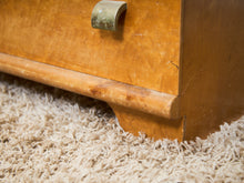 Load image into Gallery viewer, Art Deco 1940’s Birds Eye Maple Dresser
