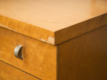 Load image into Gallery viewer, Art Deco 1940’s Birds Eye Maple Dresser
