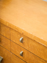 Load image into Gallery viewer, Art Deco 1940’s Birds Eye Maple Dresser
