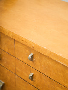 Art Deco 1940’s Birds Eye Maple Dresser