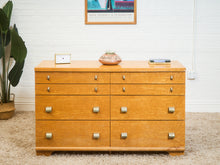 Load image into Gallery viewer, Art Deco 1940’s Birds Eye Maple Dresser

