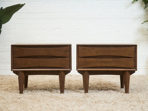Solis Double Drawer Nightstands