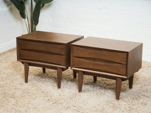 Solis Double Drawer Nightstands