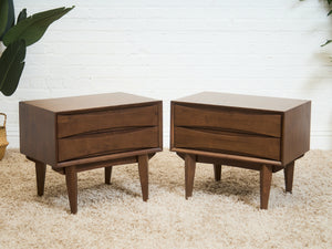 Solis Double Drawer Nightstands