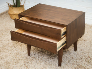 Solis Double Drawer Nightstands