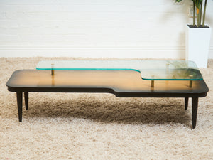 Italian Mid Century 2 Tier Coffee Table