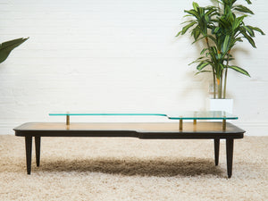 Italian Mid Century 2 Tier Coffee Table
