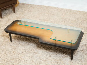 Italian Mid Century 2 Tier Coffee Table